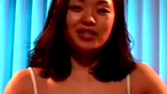 Interracial Asian Double Handob 2 Cocks Make A Cumshot