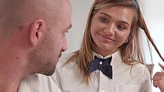 Good looking college chick enjoys during smooth sex - Mia Kay
