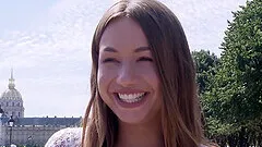 Brunette college chick moans while being fucked - Taylor Sands