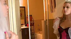 Nicole Ray Cums Hard On Her Husband Cock After They Just Got Married