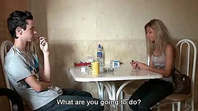 Skinny girl acts like a slut for hardcore fucking