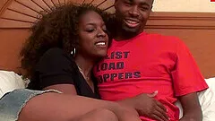 Black ebony milf with natural tits do first time porn