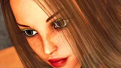 BDSM in prison. A sexy cuffed brunette with many boobs gets fucked hard by a big black cock