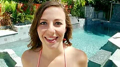 Hardcore interracial pussy pounding with adorable Summer Rae