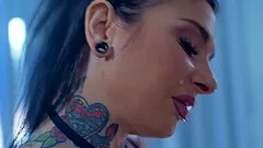 Interracial anal sex with tattooed stars Joanna Angel & Charlotte Sartre