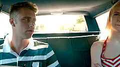 Lovely Chloe Cherry loves sharing a big cock with Hannah Hays