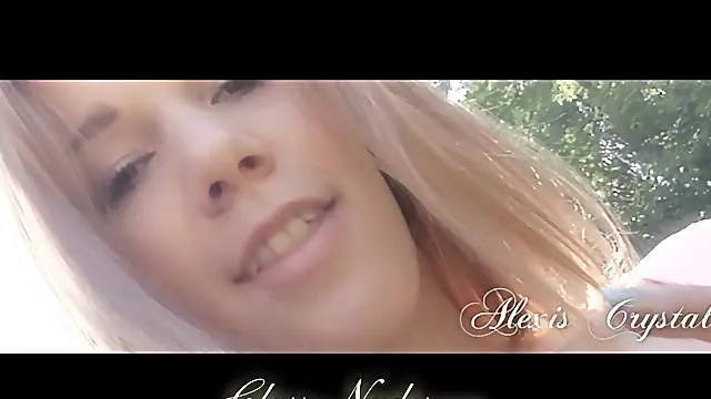 Sexy and playful, Alexis Crystal strips for you