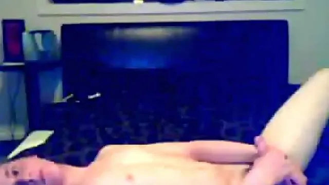 Small cock boy on webcam jerks off his cock