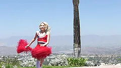 Interracial fucking with a teen & her black friend - Scarlett Hampton