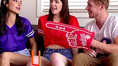 Horny Emily Willis loves sharing a dick with sexy Aliya Brynn