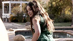 Seductive cheerleader Gia Paige moans while getting penetrated