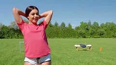 Hardcore outdoor fucking with irresistible Italian GF Martina Smeraldi