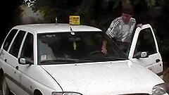 Black girl gets first time extreme rough interracial fucked in public by her horny big cock taxi driver