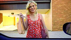 POV homemade video of Nikki Sweet giving head and riding in cowgirl