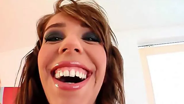 Skinny bitches ass fucked and swapping jizz