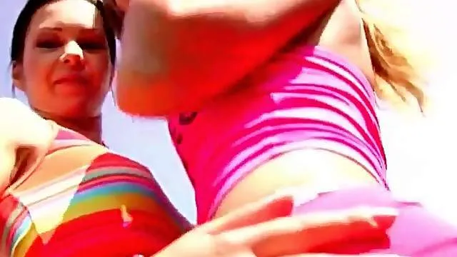 Outdoor group sex with gaping holes