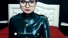 Hot brunette from squirt masturbating on webcam