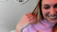 Naked Blonde Teen Girl Pussy Masturbation On Webcam