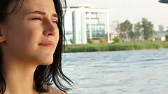 Passionate butt fucking ends with cum in mouth for cute Sara Rich