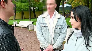 Cuckold BF sells his hot girlfriend Sofi Le for cash to pay rent