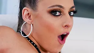 Hardcore interracial threesome with DP for dirty model Gia Derza