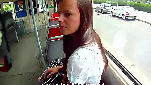 Fucking Glasses - Fucked for cash near the bus stop