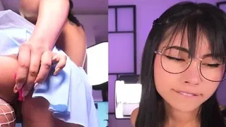 Amateur Webcam Cute Teen Plays Solo with Big Dildo