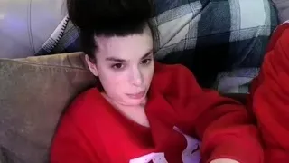 Brunette Solo Webcam Masturbation
