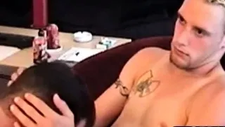 Real amateur str8 gay sucked his BF