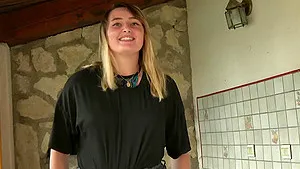 Aspiring accountant, Davina first goes through a porn casting