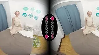 Gorgeous Skinny Teen, Tea Mint, Enjoying A Big Cock In VR