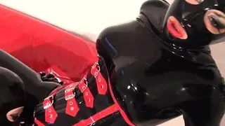 Busty brunette sucks and licks big cock in a close up