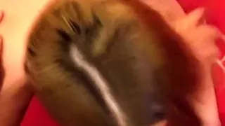 Homemade sex video with a brunette woman