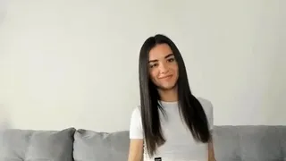 Shy brunette homemade amateur webcam teen