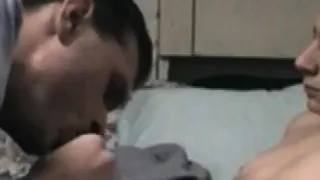 Amateur vintage str8 twink gets gay BJ