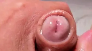 Hunk in a gay blowjob orgy with a bunch of cocks