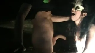 Close up of pussy stretched with big cock