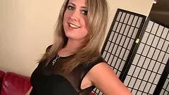 Facial ending after interracial fucking with natural boobs Nina Rae