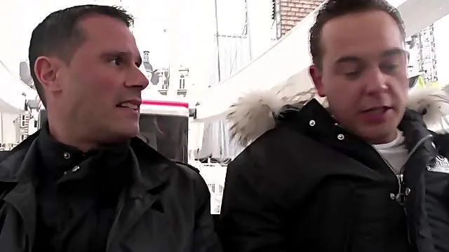 Real dutch blonde prostitute jerks tourist cock