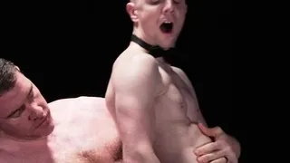 Sub gay fucked by hot DILF top