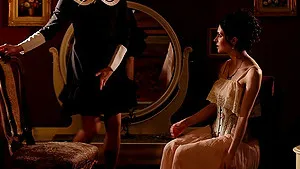 Erotic lesbian scissoring between Brittany Bardot and Anna De Ville