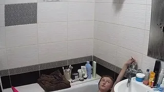 Amateur striptease and Solo masturbation