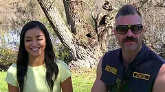 Hardcore fucking in the bedroom with small tits stranger Emily Willis