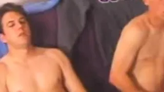 Str8 vintage studs enjoy 1st time gay BJ