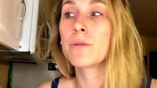 Amateur Milf masturbates sucks and fucks with cumshot