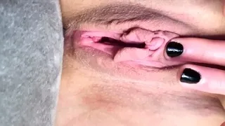 Close up cock jerking solo