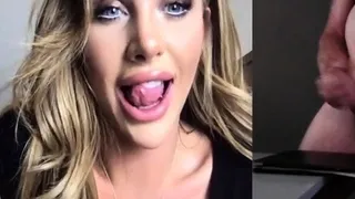 CFNM webcam domina teases wanker