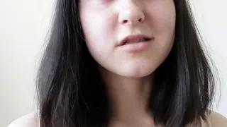 Shy brunette homemade amateur webcam teen