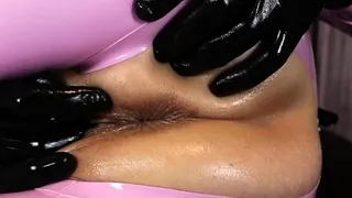 Amateur striptease and Solo masturbation