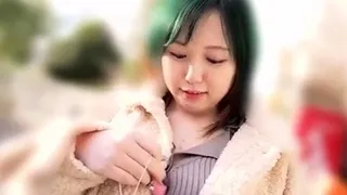 Hitch hiking teen outdoor public fuck in this hd video